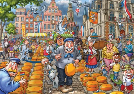 Jumbo - 25010 - Market Meltdown - Wasgij Original No 38 - 1000 Piece