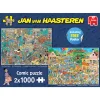 Jumbo - 20049 - The Music Shop and Holiday Jitters (Jan Van Haasteren) - 2 x 1000 Piece Puzzles (Awaiting Images)
