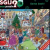 Jumbo - 1110100021 - Wasgij Christmas N0 19 - Santa Dash - 2 x 1000 Piece Puzzles