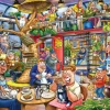 Jumbo - 1110100506 - Wasgij Mystery Puzzle No 28 - Feline Frenzy - 1000 Piece