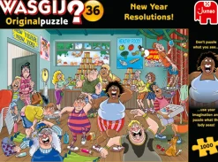 Jumbo - 25000 - Wasgij Original No 36 New Year Resolutions - 1000 Piece