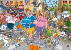 Jumbo - 1110100505 - Wasgij Original No 46 - Middle Aisle Madness - 1000 Piece
