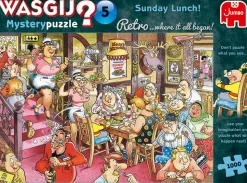 Jumbo - 25009 - Wasgij Retro Mystery No 5 - Sunday Lunch - 1000 Piece