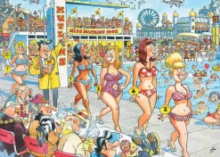 Jumbo - 1110100503 - Wasgij Retro Puzzle Destiny No 9 - Super Models - 1000 Piece