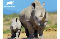 Kiddicraft - 13791 - Animal Planet - Rhinoceros - 63 Piece 3D Puzzle
