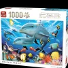 King - 55845 - Dolphin Family (Howard Robinson) - 1000 Piece