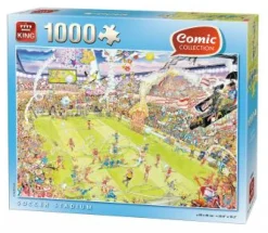 King - 05546 - Soccer Stadium (Gerold Como) - 1000 Piece