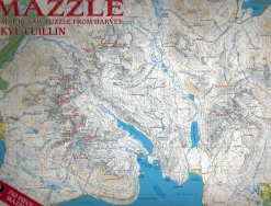 Mazzle - Harvey Map Puzzle of Cuillin Skye Scotland - 1000 Piece