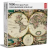 Museums Galleries - JIG 604 - Four Hemisphere World Map (Frederick de Wit (Holland) 1629-1706 - 1000 Piece