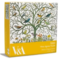 Museums Galleries - JIG 601 - Birds of Many Climes Textile design (C.F.A.Voysey (1857 -1941) - 1000 Piece