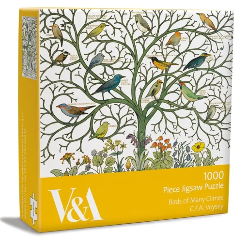Museums Galleries - JIG 601 - Birds of Many Climes Textile design (C.F.A.Voysey (1857 -1941) - 1000 Piece
