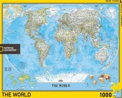 New York Puzzle Company - NPZNG1601 - The World Political - 1000 Piece