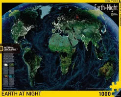 New York Puzzle Company - NPZNG1602 - Earth at Night - 1000 Piece