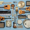 New York Puzzle Company - CO117 - Instrument Collection - 500 Piece