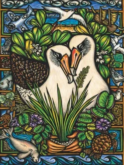 New York Puzzle Company - NPZCB1928 - Albatross Duo (Caren Loebel-Fried) - 1000 Piece