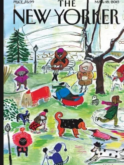 New York Puzzle Company - NPZNY1888 - The New Yorker - Canine Couture (Maira Kalman) - 1000 Piece