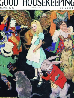 New York Puzzle Company - GH212 - Good Housekeeping - Alice in Wonderland - 1000 Piece