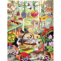 Otter House - 74749 - Allotment Kittens (Claire Comerford) - 1000 Piece