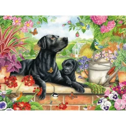 Otter House - 75824 - Black Labrador and Pup (Claire Comerford) - 1000 Piece