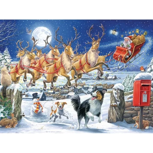 Otter House - 76399 - Chasing Santa (Nick Watton) - 1000 Piece