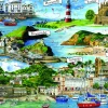 Otter House - 76104 - Devon Montage (Fiona Osbaldstone) - 1000 Piece