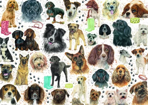Otter House - 76741 - Dog Montage (Bree Merryn) - 1000 Piece