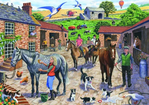 Otter House - 76382 - Stable Yard (Rob Guy) - 1000 Piece