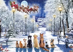 Otter House - 76764 - Watching the Sleigh (Richard Macneil) - 1000 Piece