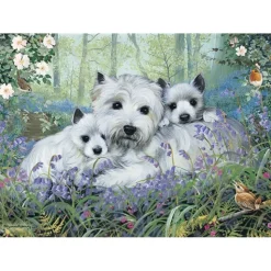 Otter House - 73338 - Westies in the Wood (Pollyanna Pickering) - 1000 Piece