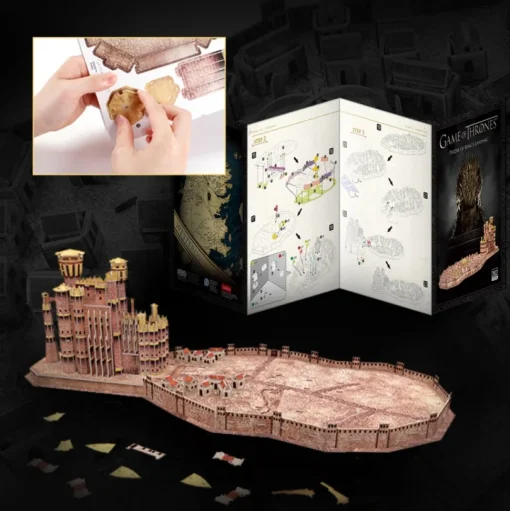 Paul Lamond - 7475 - Game of Thrones - 3D Puzzle of King`s Landing - 262 Pieces