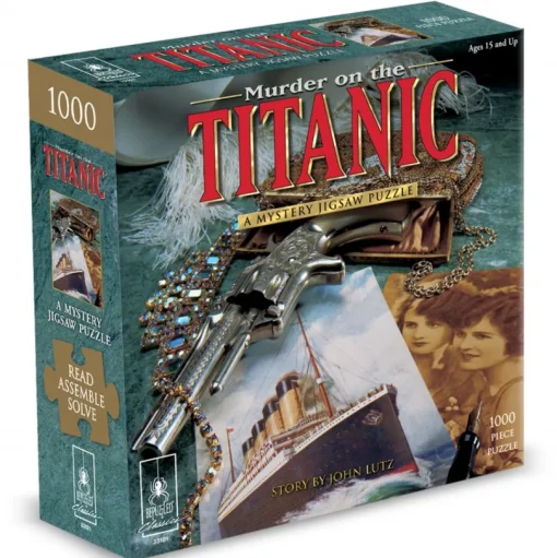 Paul Lamond - 57561 - Murder on the Titanic, A Mystery Jigsaw Puzzle. Read Assemble Solve - The Puzzle is Different From The Image Given - 1000 Piece