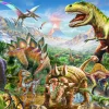 Peter Pauper - 0550 - Dinosaur World - 1000 Piece