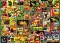 Peter Pauper - 336873 - Vintage Seed Packets - 1000 Piece