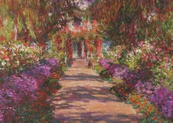 Piatnik - 552144 - A Pathway in Monet`s Garden (Claude Monet) - 1000 Piece