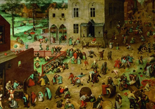 Piatnik - 567742 - Children`s Games, 1560 - (Pieter Bruegel the Elder) - 1000 Piece