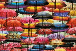 Piatnik - 548741 - Colourful Umbrellas - 1000 Piece
