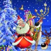 Piatnik - 549540 - Happy Santa (Francois Ruyer) - 1000 Piece
