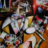 Piatnik - 549649 - Self Portrait with Seven Fingers (Marc Chagall) - 1000 Piece