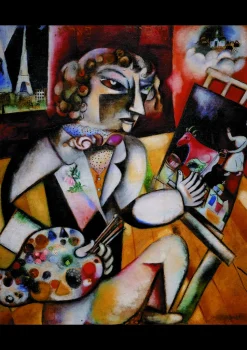Piatnik - 549649 - Self Portrait with Seven Fingers (Marc Chagall) - 1000 Piece