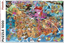 Piatnik - 556845 - The Pink Pirate (R.J.Crisp) - 1000 Piece
