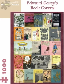 Pomegranate - AA1043 - Edward Gorey`s Book Covers - 1000 Piece