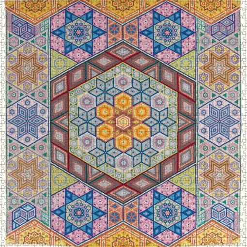 Pomegranate - AA1145 - Mosaic Quilt - 1000 Piece