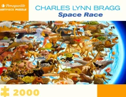 Pomegranate - AA1079 - Space Race (Charles Lynn Bragg) - 2000 Piece