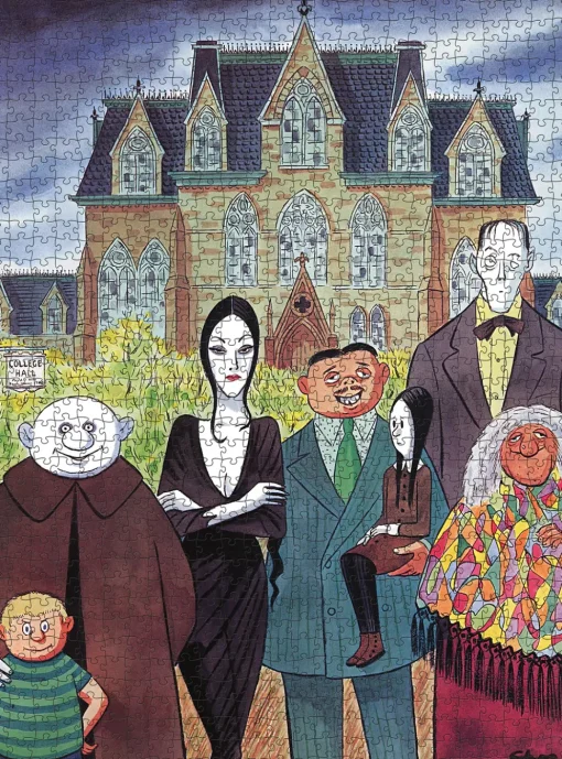 Pomegranate - AA1150 - The Addams Family (Charles Adams) - 1000 Piece