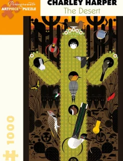 Pomegranate - AA1062 - The Desert (Charley Harper) - 1000 Piece