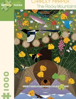 Pomegranate - AA638 - The Rocky Mountains Charley Harper - 1000piece