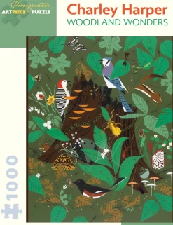 Pomegranate - AA907 - Woodland Wonders (Charley Harper) - 1000 Piece
