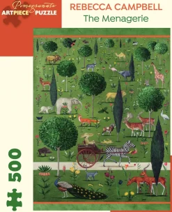 Pomegranate - AA1041 The Menagerie (Rebecca Campbell) - 500 Piece (Box Dented a Bit Left Hand Corner)