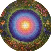 Pomegranate - JC007 - Flower Mandala (Justin Lovato) - 500 Piece Circular