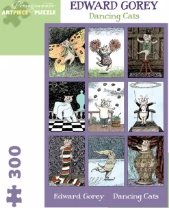 Pomegranate - JK063 - Dancing Cats (Edward Gorey) - 300 Piece